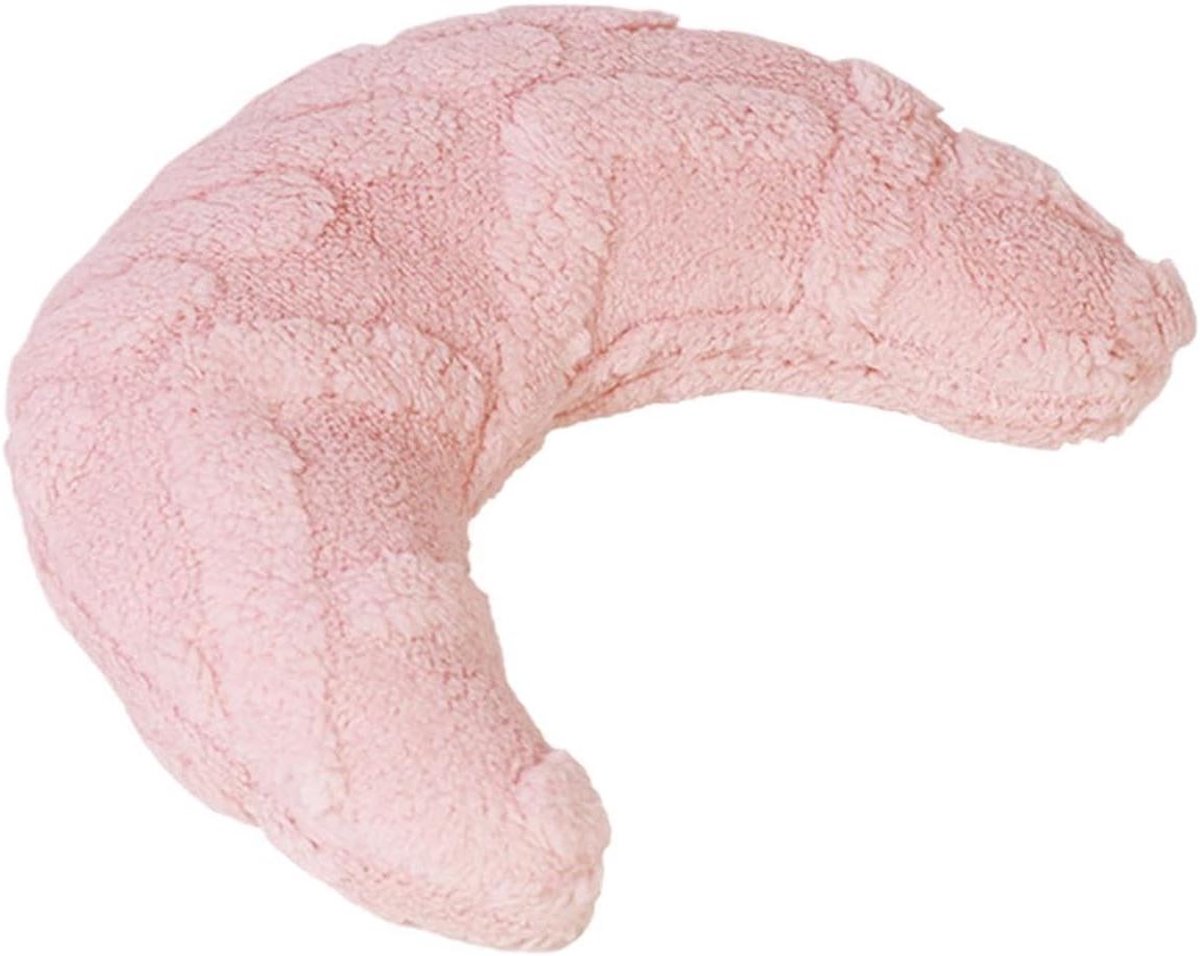 Huisdier Neksteun - Kleine dieren kussen - Rustige slaap - Pluche vulling - 18x22x8 cm - Veelkleurig