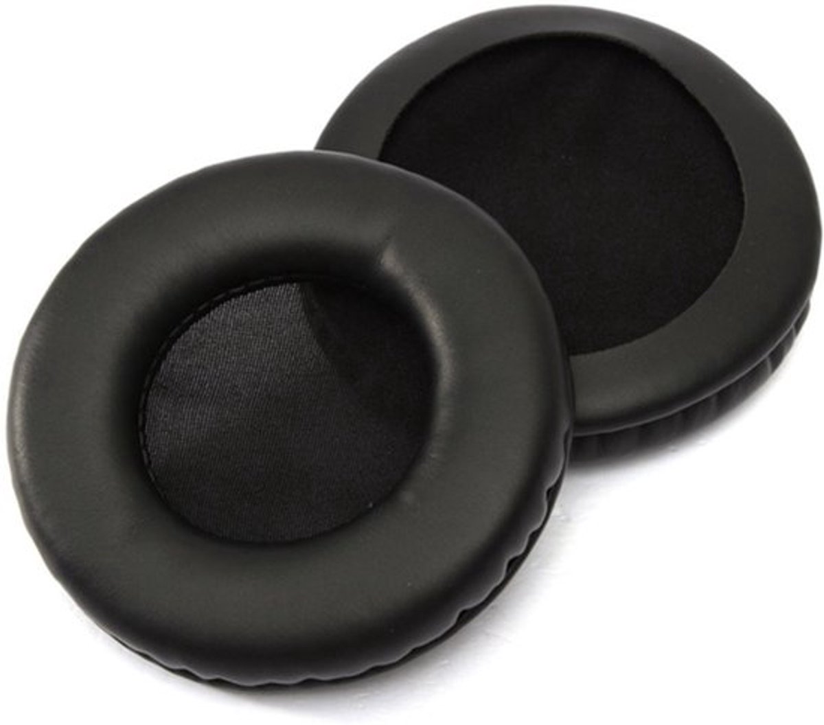 Oorkussens Vervangend - 2x Oorkussen - Compatibel met Technics RP-DH1200 - Leder - Eenvoudige Montage - Zwart - Hoofdtelefoon Oorkussen
