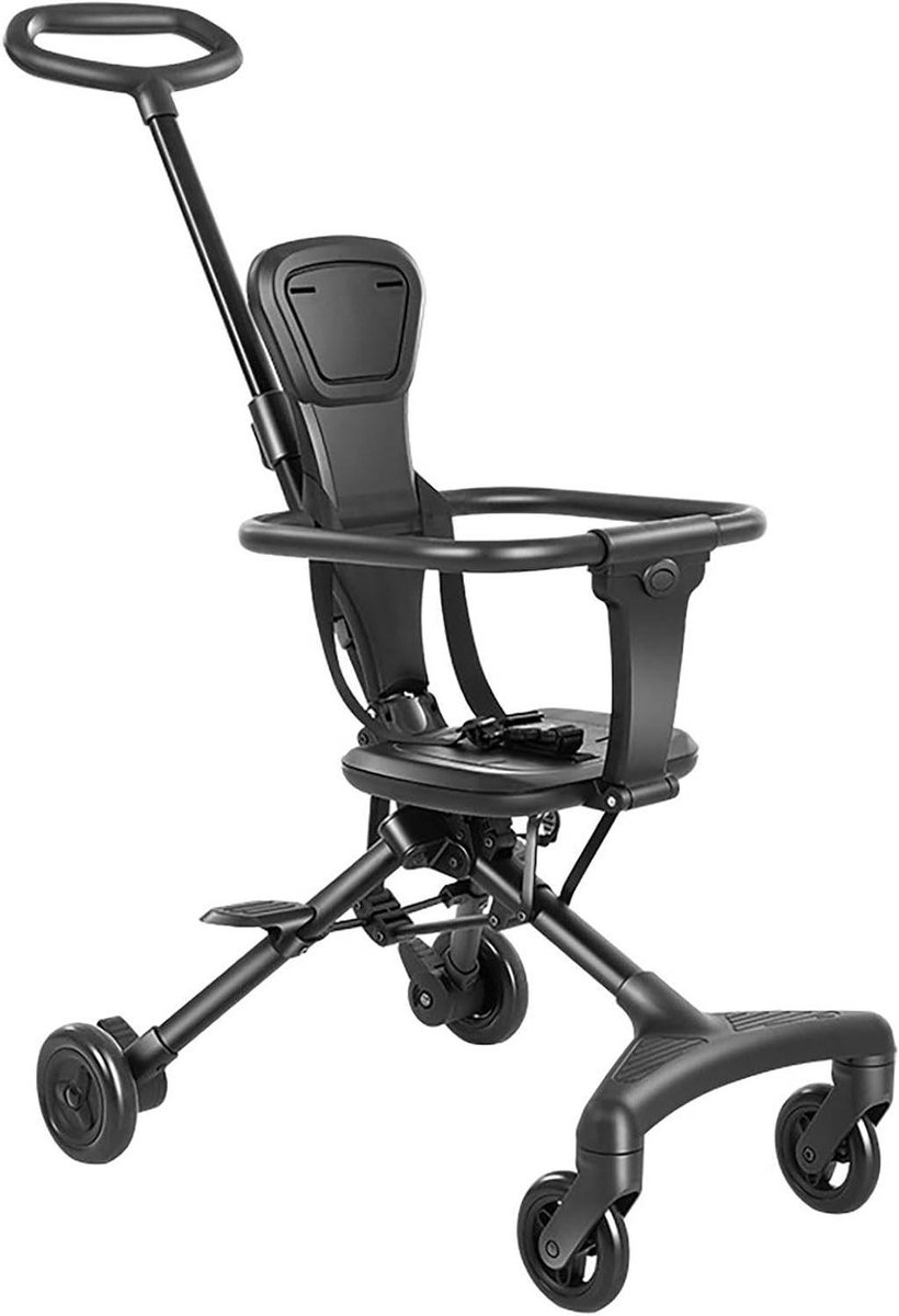 Reisbuggy - Kinderwagen inklapbaar - Onderweg met kind - 360 graden draaibare zitting - 45 x 81 cm - Niet gespecificeerd