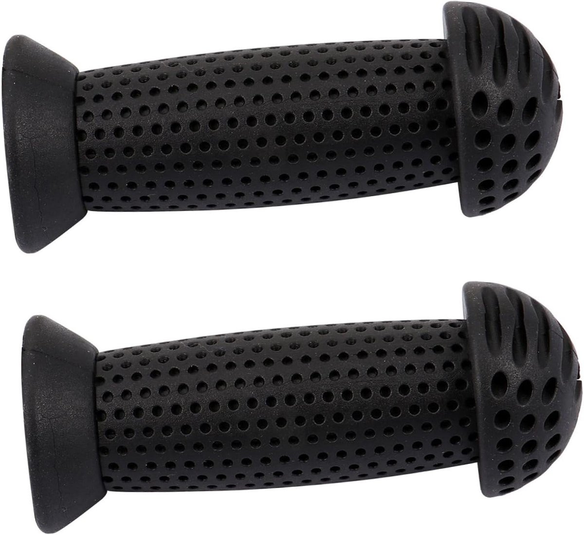 Kinderfiets Handvatten - Stuurgrepen Scooter - Veilig Fietsen - Antislip Siliconen Gel - 10x4CM - Zwart