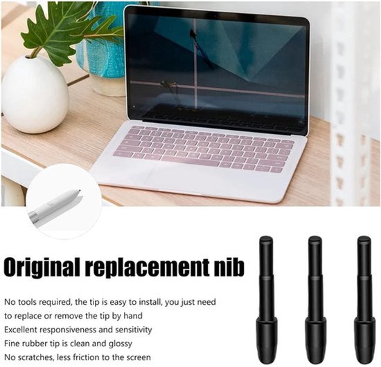 Styluspenpunten Set van 3 - Vervangende Penpunt voor G3 T4Z24AA/6SG43UT/6SG43AA/4KL69AA - Premium POM - Eenvoudige Installatie - Brede Compatibiliteit - Penpunten — afbeelding 3