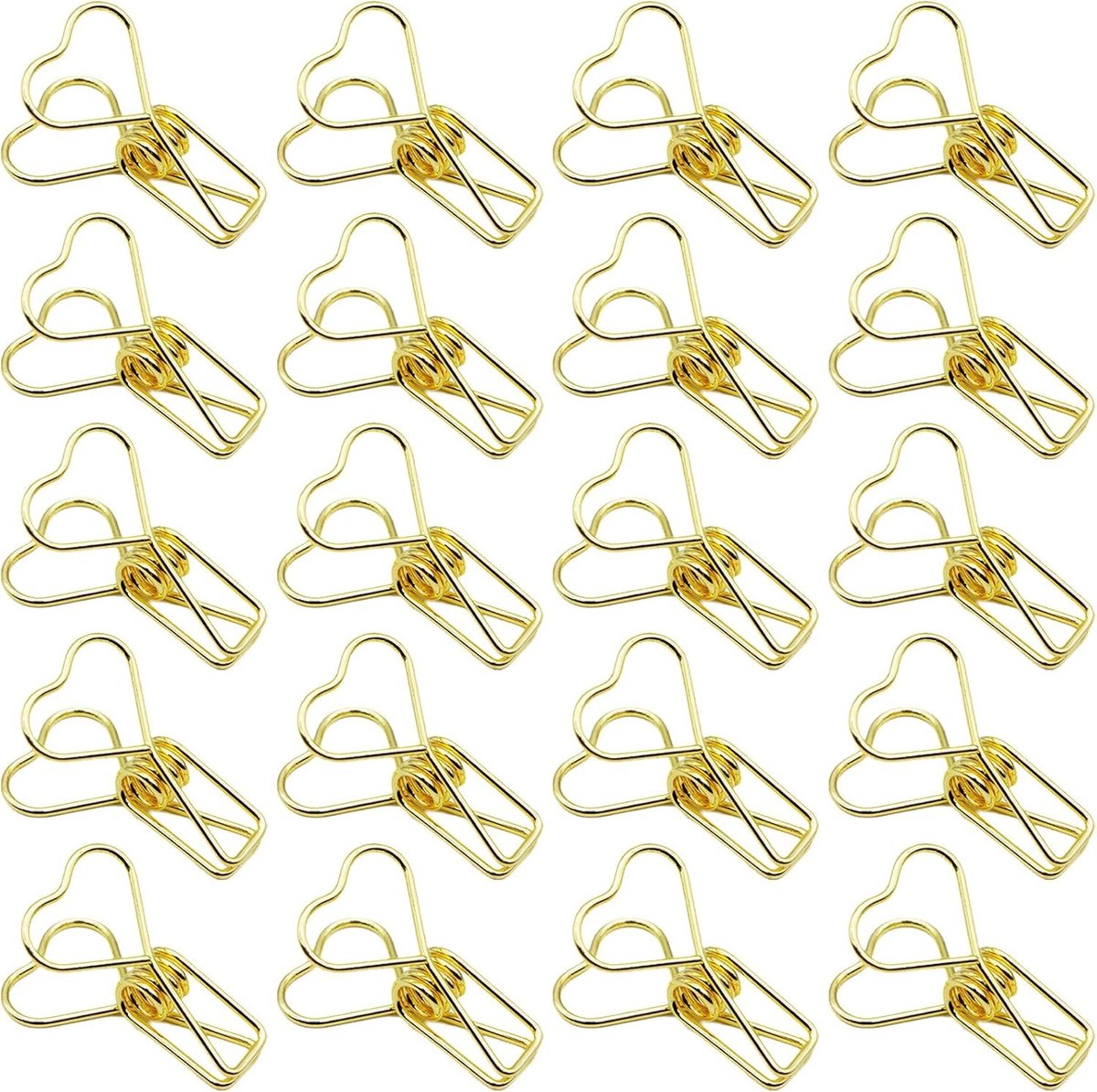 Paperclips - Multicolor - 17 x 30 mm - Metaal - Voor Kantoor en School