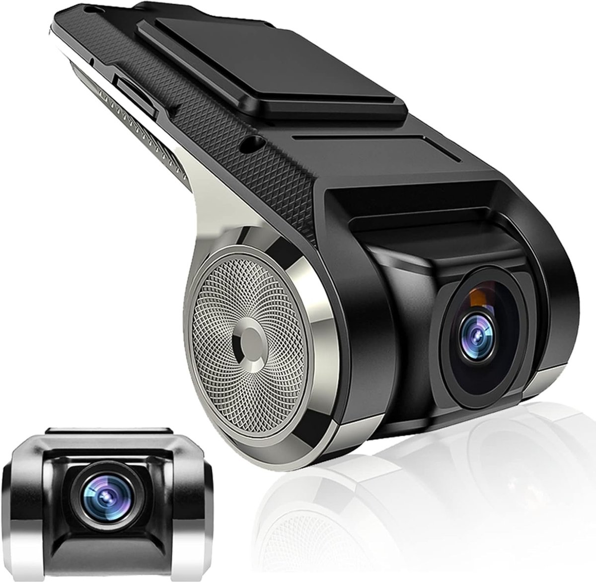 Dashcam voor auto - Zwart - 170° groothoeklens - HD Nachtzicht en G-sensor - Voor Android Autoradio