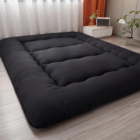 Matras - Vloermat Futon - Comfortabel Slapen - Huidvriendelijk Katoen - 100x200cm - P — afbeelding 3