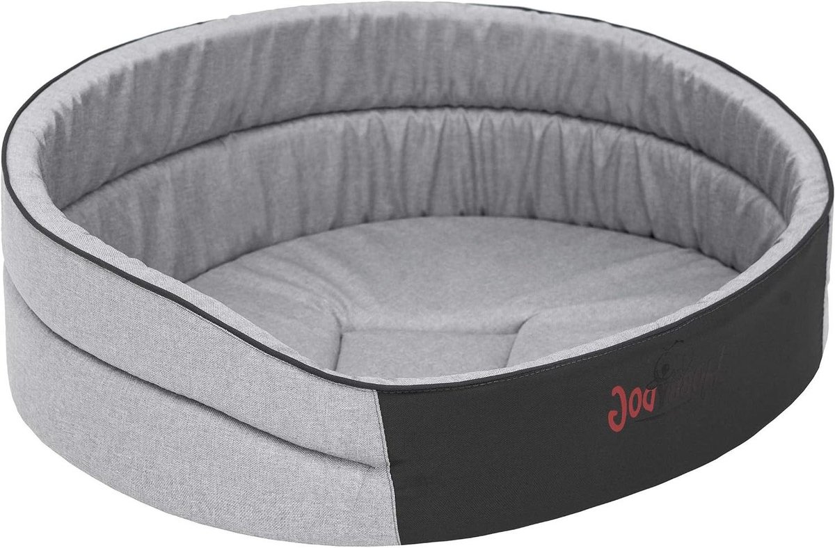 Hondenmand - Huisdier mand - Ontspannen Rusten - Verhoogde Rand - 58 x 43 cm - Grijs