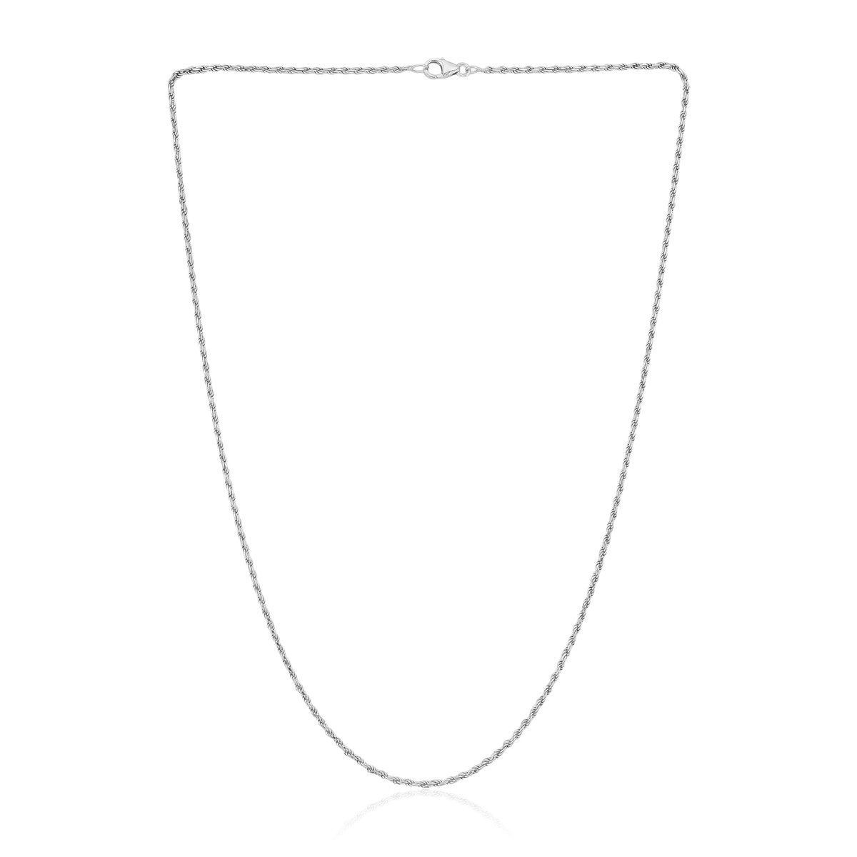 Cavill - Zilveren Koordketting - 925 Sterling Zilver - Gerhodineerd & Krasbestendig - Fijn Zilveren Ketting Dames - 45,5 cm Lengte