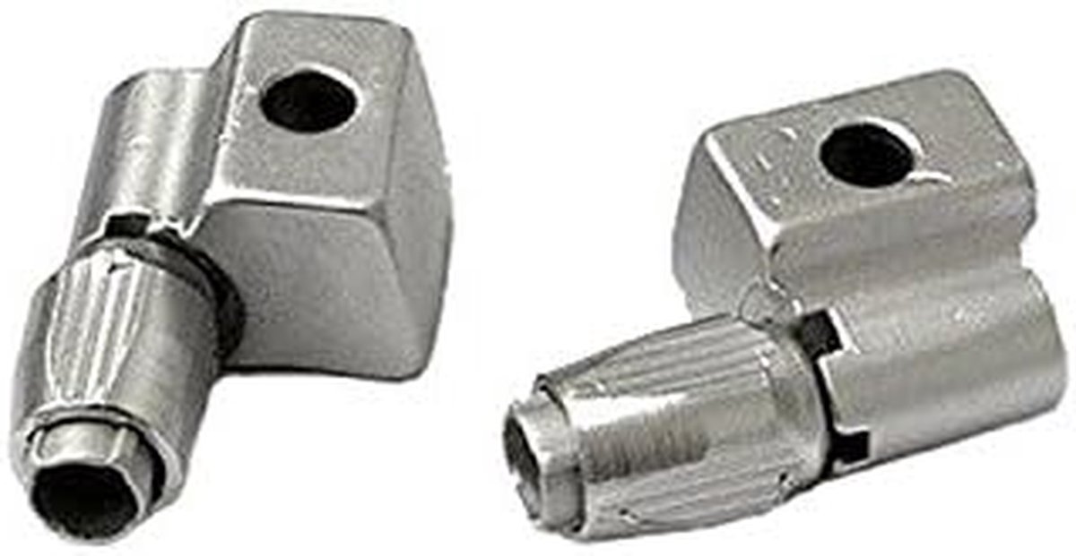 Kabelspanners Fiets - Remkabel Stelers - Versnellingen Afstellen - Aluminium Constructie - Set van 2 - Zilver