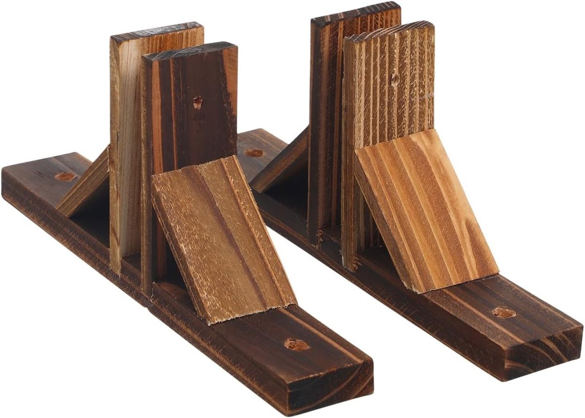 2 Pcs Room Divider - Privacy Scherm met Steunen voor Tuin en Binnengebruik - Houten Scheidingswand, Tuinhek en Basis voor Privacy