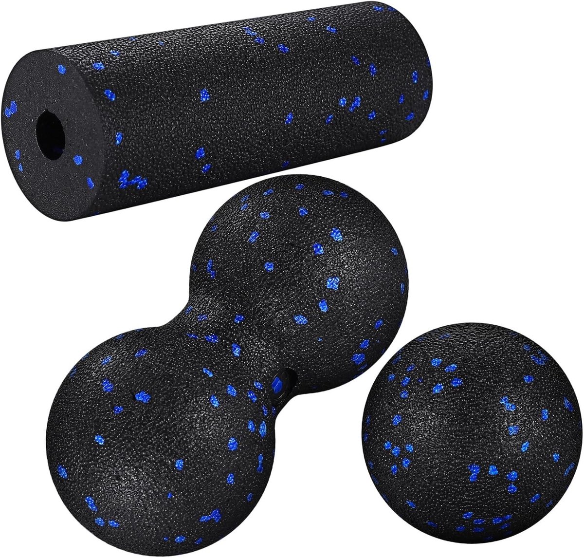 Set van 3 Massageballen voor Spieren en Fascia, Ideaal voor Voet, Hand en Rug, Effectieve Fascia Training en Ontspanning