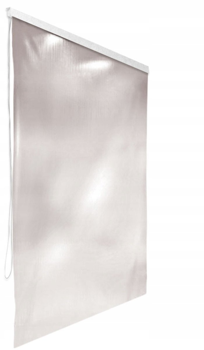 Merkloze douche rolgordijn 80x240 cm, transparant, waterdicht