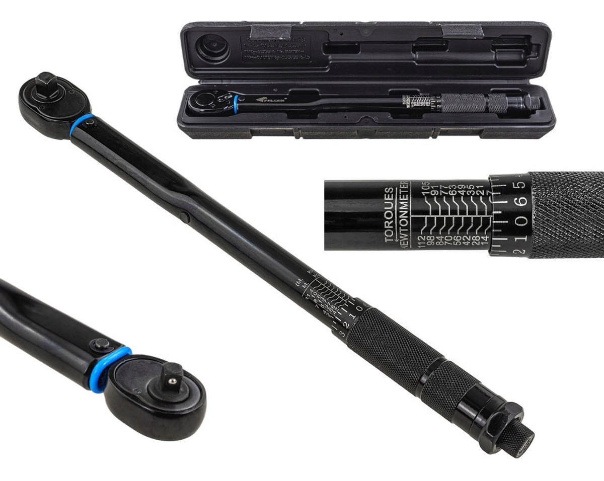 Momenten hefboom 3/8" 7-112 Nm met kalibratiecertificaat