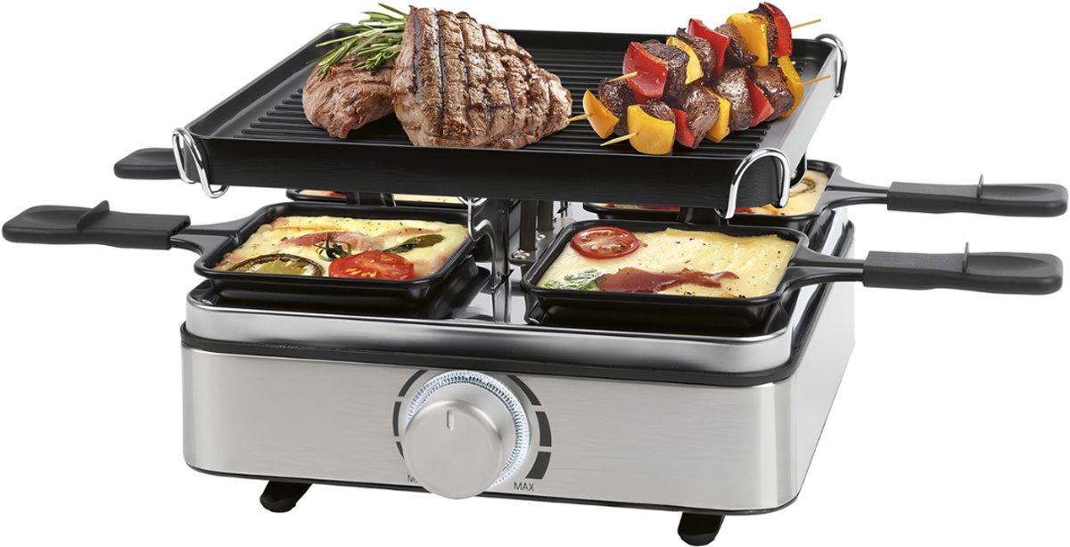 Lìon® Gourmetstel - Bakplaat - Grill and Bakplaat - Zwart - 25cm x 26cm x 16cm