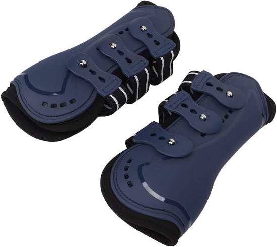 Paardenbeenbeschermers - Beenbescherming - Sportieve Ritten - Schokabsorberend - Large - Zwart Paardenbeenbeschermers - Beenbescherming - Sportieve Ritten - Schokabsorberend - Large - Zwart