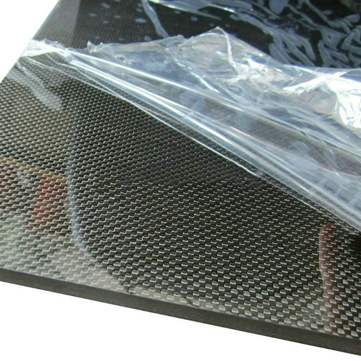 Koolstofvezel Plaat - Carbon Fiber Board - DIY Projecten - Strak Weefpatroon - 5mm x 400mm x 500mm - Zwart