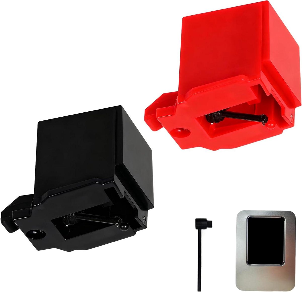 Stylus Naaldvervanging - Naald Set - Vinyl Luisteren - Diamant Punt - 2 Stuks - Rood Zwart