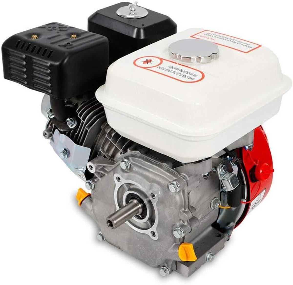 Benzine Motor - 4-takt motor - Gereedschap Aandrijven - Lage Oliebescherming - 20 mm Schacht - Grijs