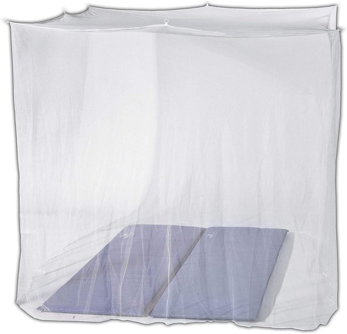 Klamboe 2 persoons - Wit - 220 x 200 x 200 cm - Fijnmazig Polyester Muggennet - Voor Tweepersoonsbed en Outdoor Gebruik