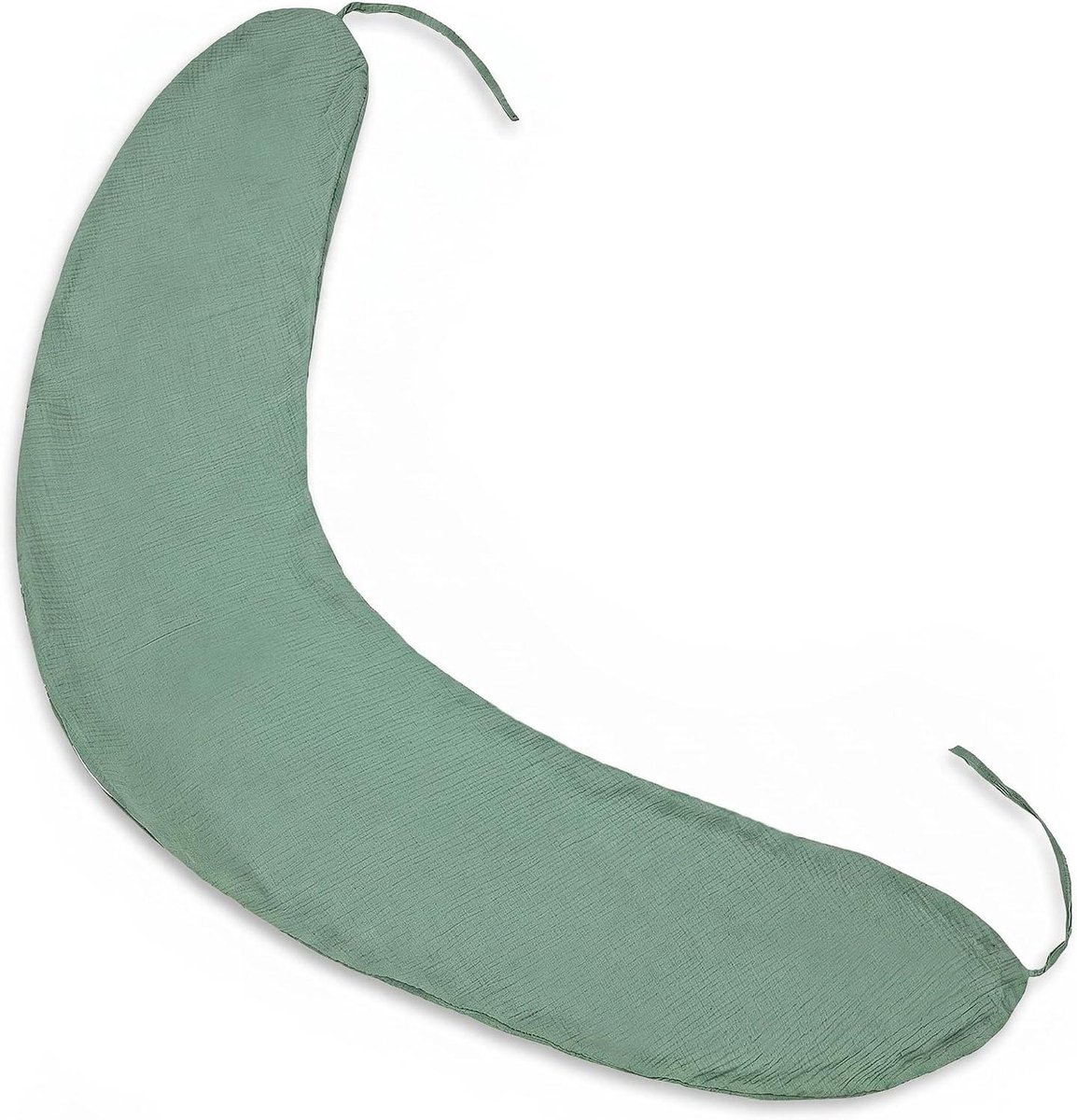 Zwangerschapskussen Hoes - Lichaamskussen Zijslaper - Comfortabel Slapen - Afneembare Wasbare Hoes - 190 cm - Salie