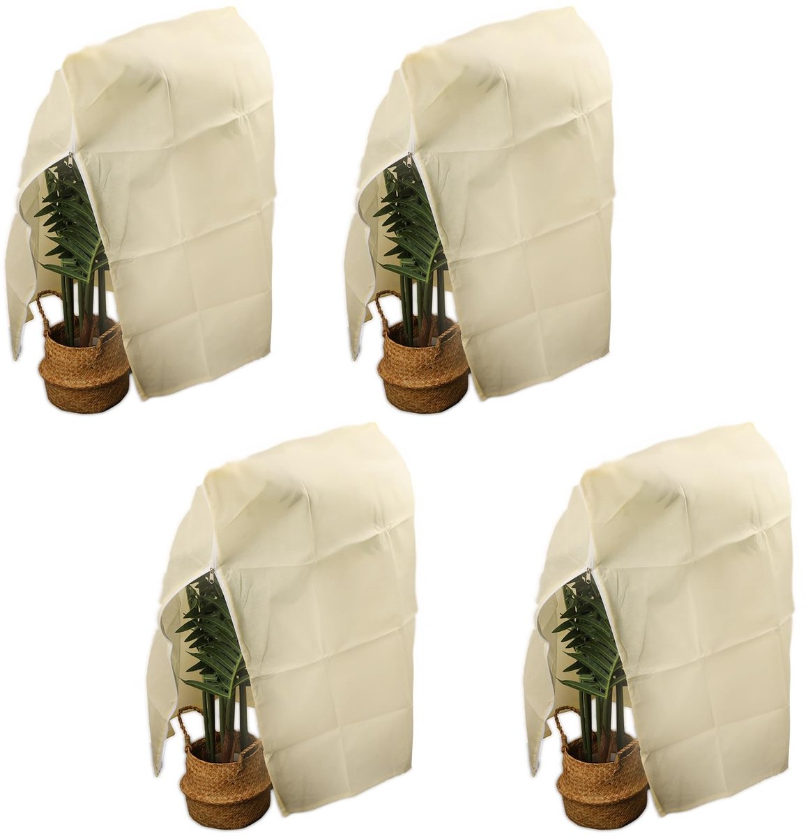 Omgoods - Plantbescherming tegen de Winter 80 x 100 cm Set van 4