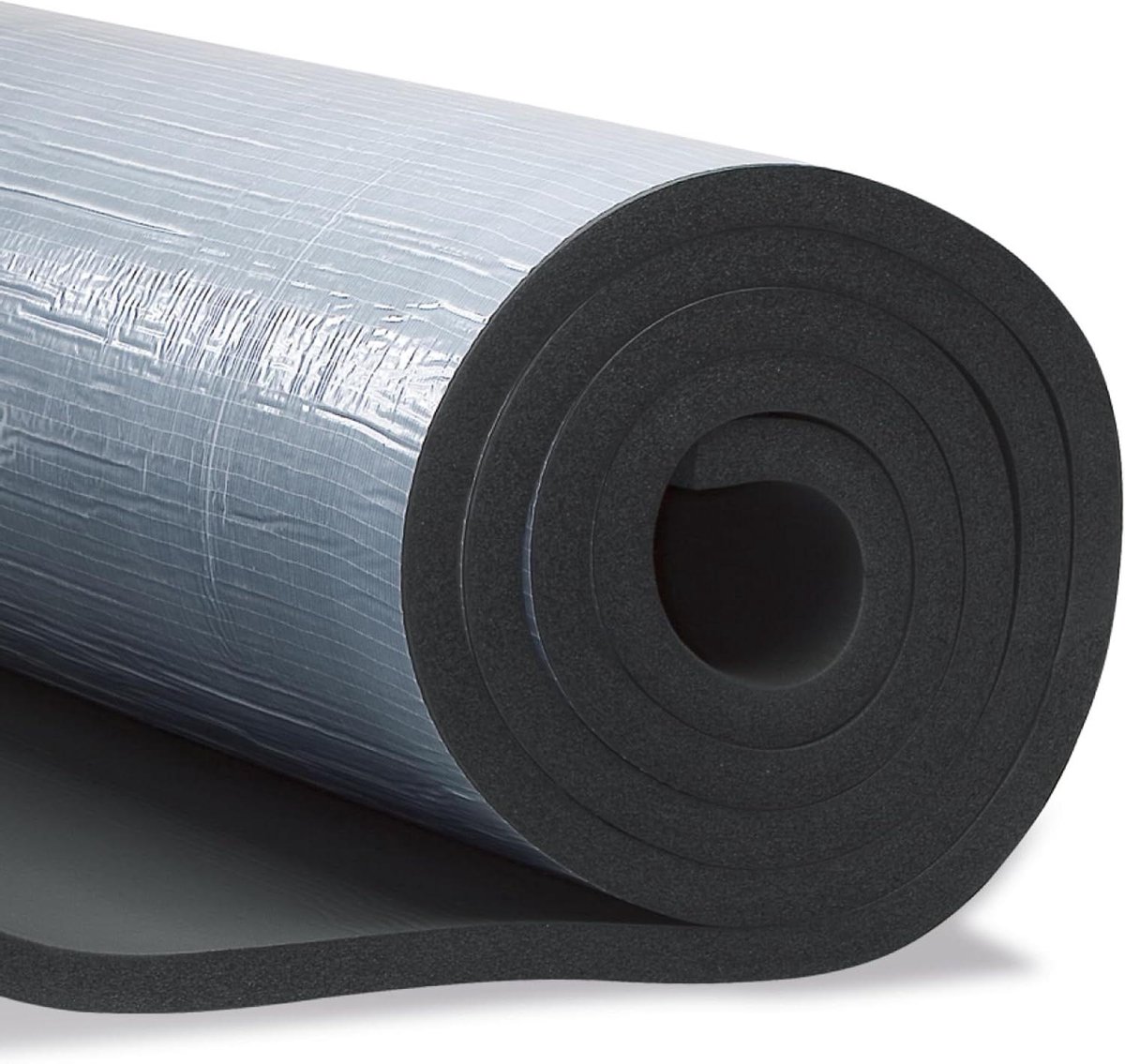 Isolatieplaten - Zelfklevend schuim - Geluid dempen - Antimicrobiële bescherming - 32 mm x 3 m² - Zwart