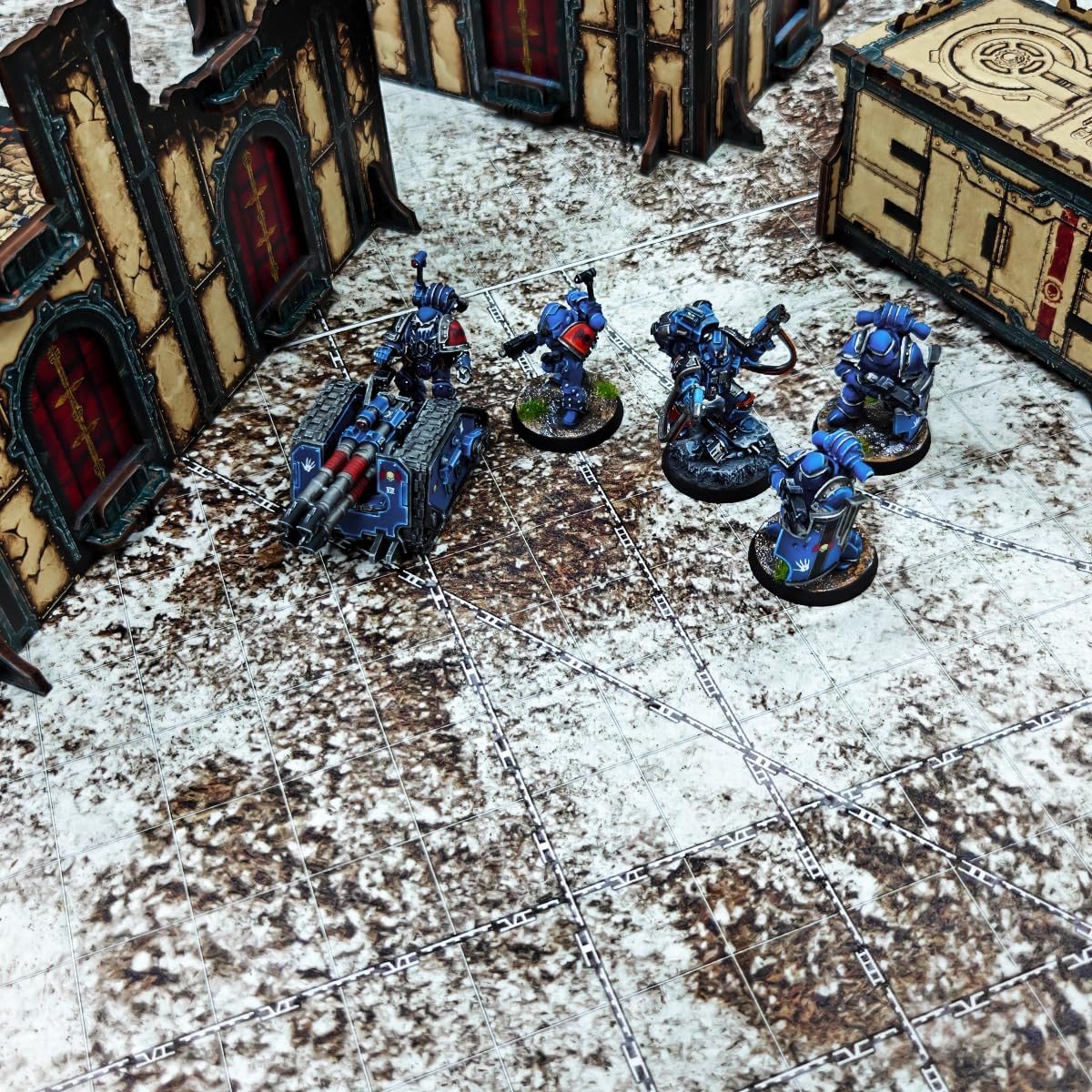 Omgoods - Tabletop Wargaming Battlemat 44'' x 60'' met Grid en Inzetzones