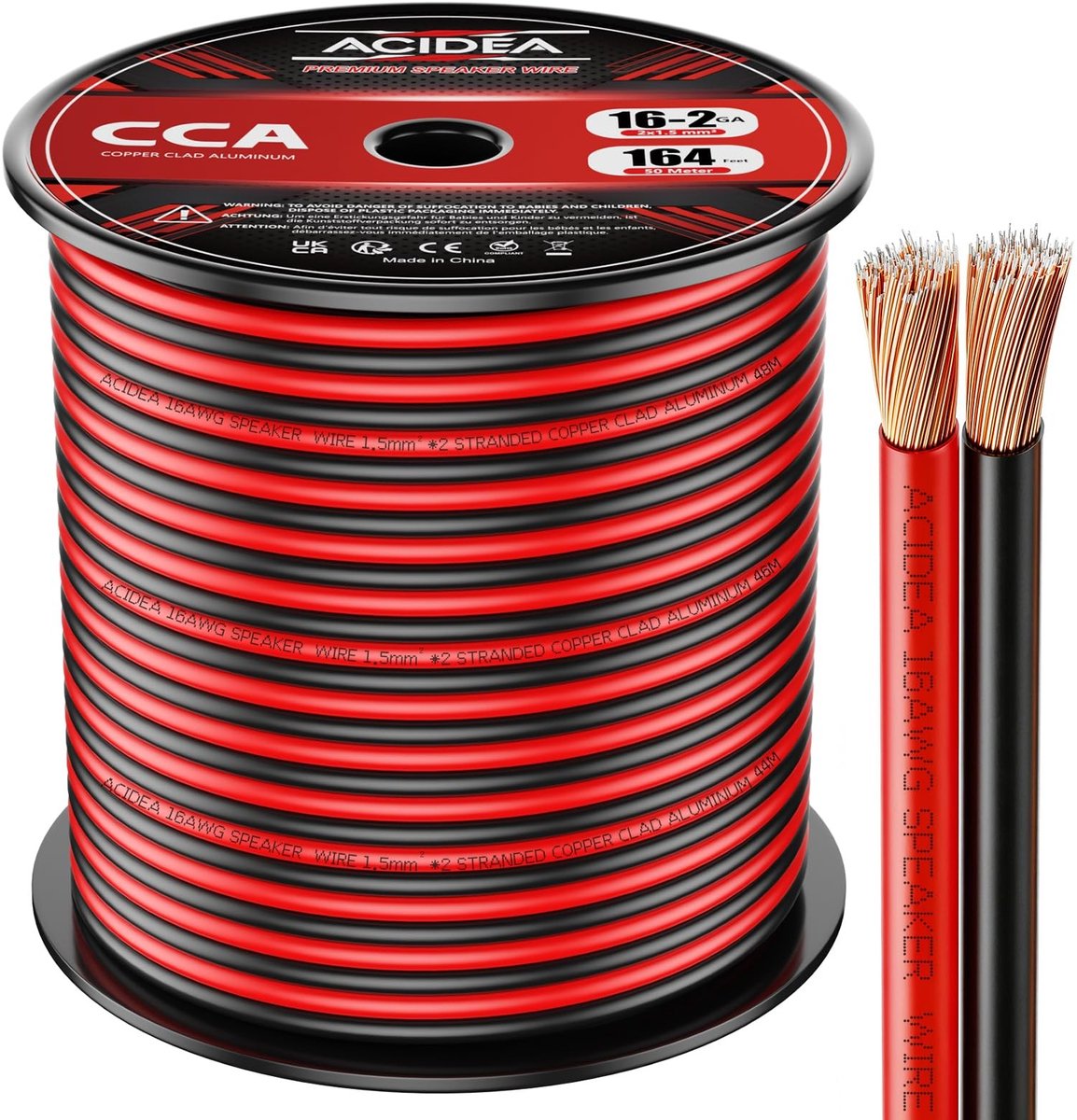 Omgoods - OFC Audio Kabel voor Speakers, 50m