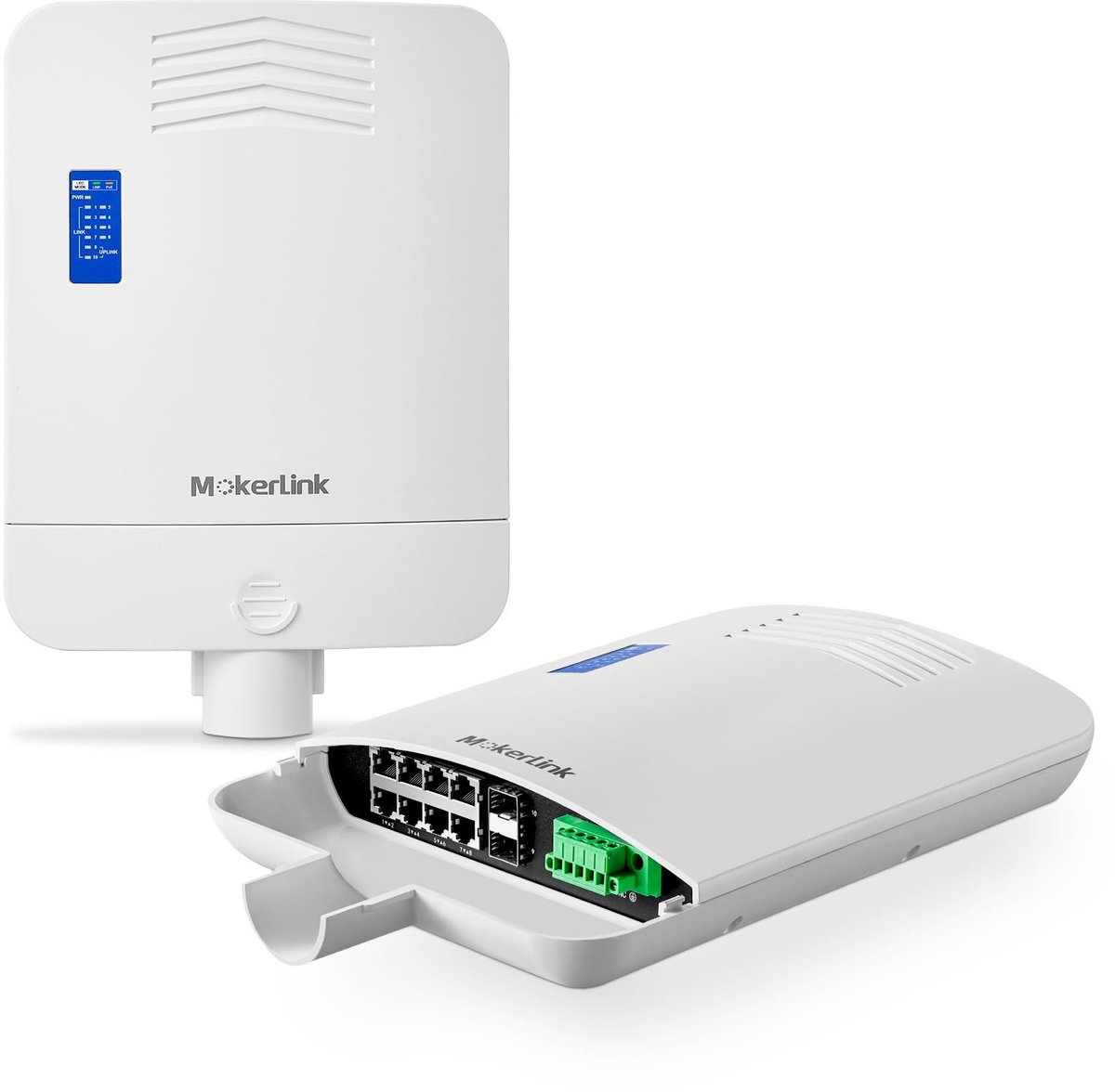 Omgoods - Outdoor Gigabit PoE Switch met 10 Poorten