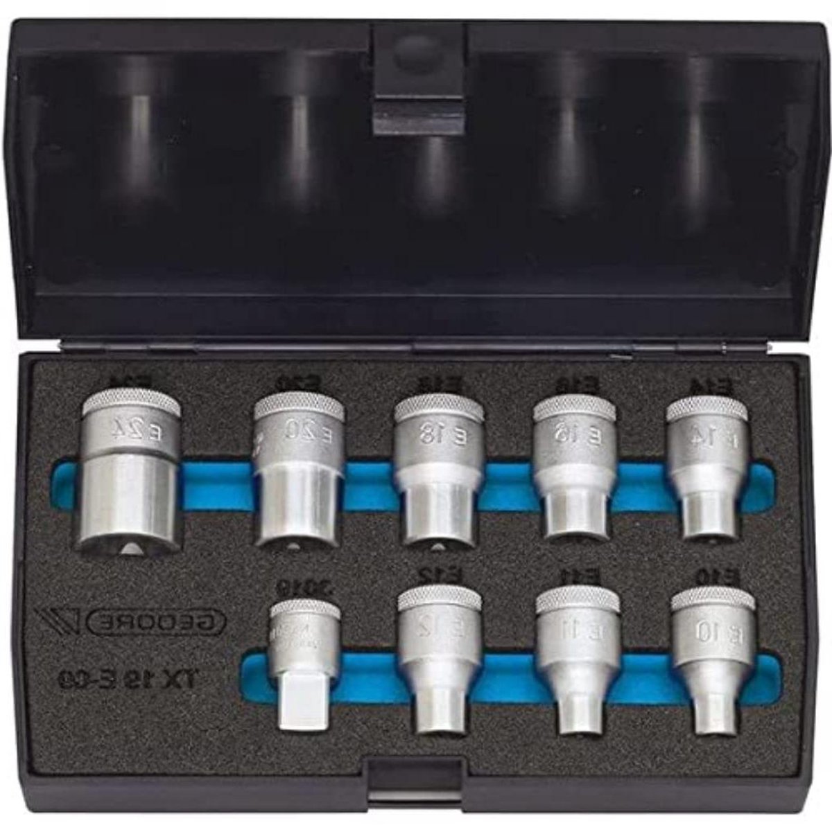 TX Dopset - Torx Dopset - Externe Schroeven - Hoge Kwaliteit Industrieel - 1/2 inch - Niet gespecificeerd