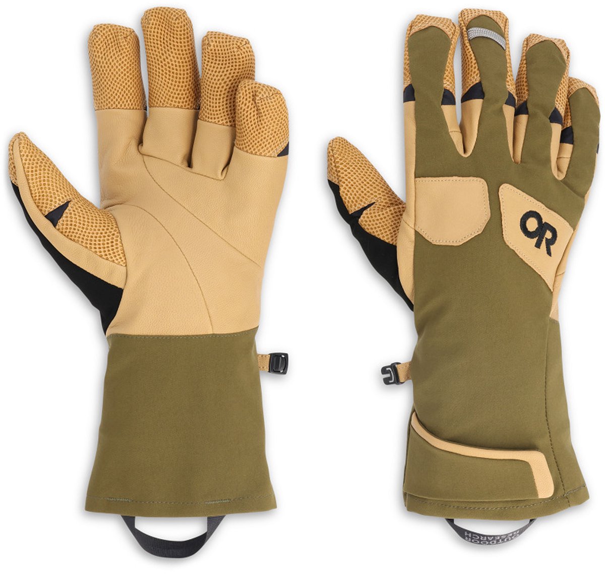 Verwarmde handschoenen Outdoor Research Extravert Groen