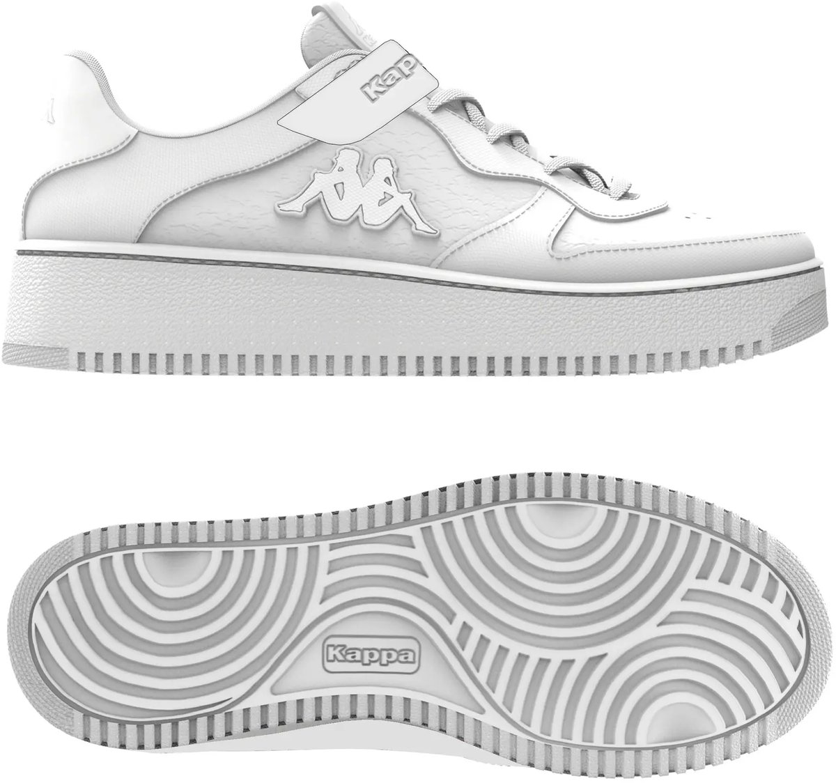 Kinderschoenen Kappa Maserta EV Wit