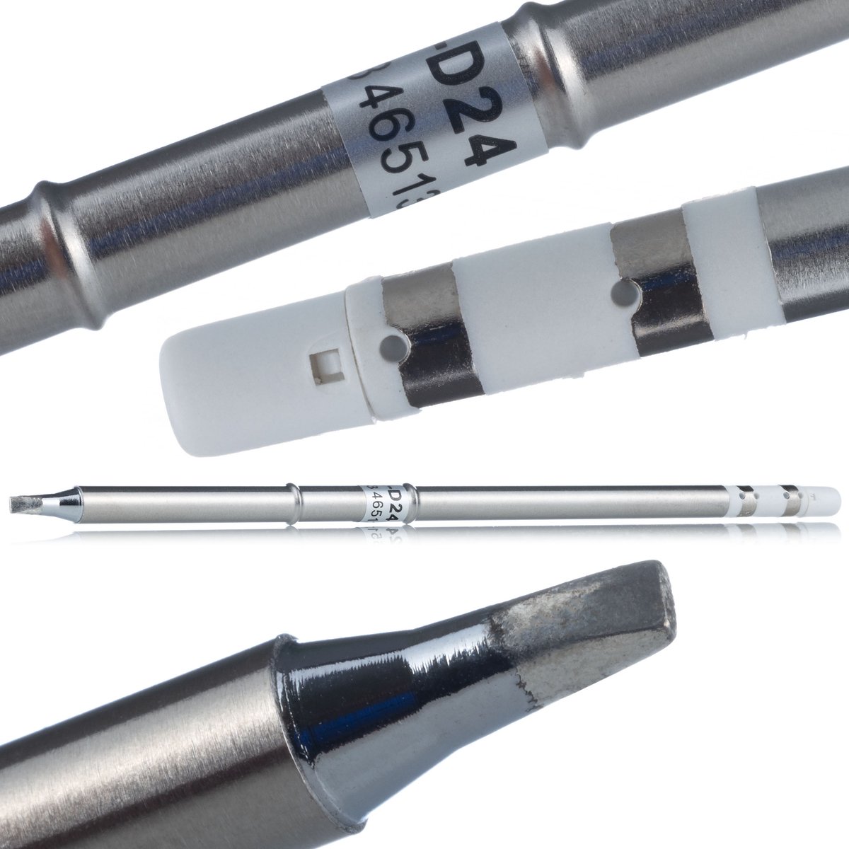 Rosfix Soldeertip T12-D24 - Ingebouwde Verwarming en Temperatuursensor - Snelle Opwarming 300°C <10s