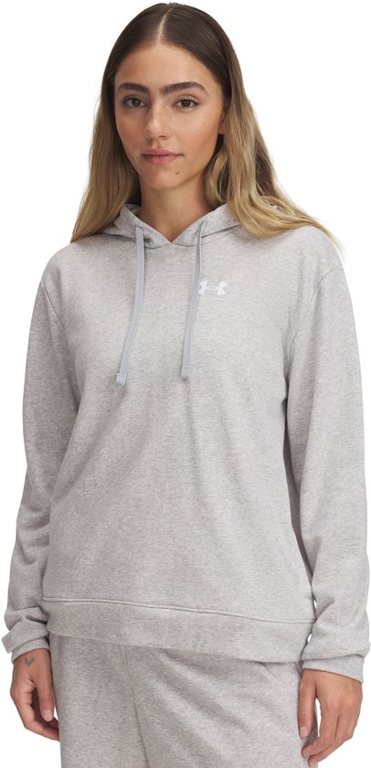 Under Armour Dames Ua Rival Terry Hoodie Grijs Rival Collectie S