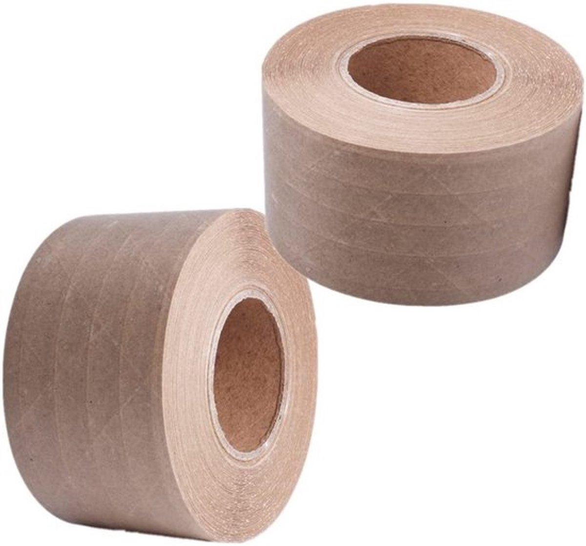 Pakketband 100 m x 6,1 cm - Watergeactiveerd - Versterkt Kraftpapier - Glasvezel - Recyclebaar - Hoge Treksterkte - Verpakkingstape