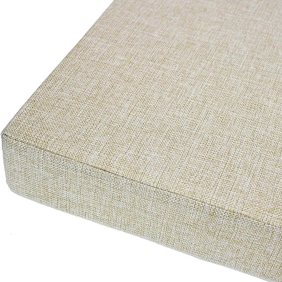 Bankkussen Set - Zitkussen Tuinbank - Buiten Zitten - Hoge Dichtheid Schuim - 190 x 60 cm - Beige