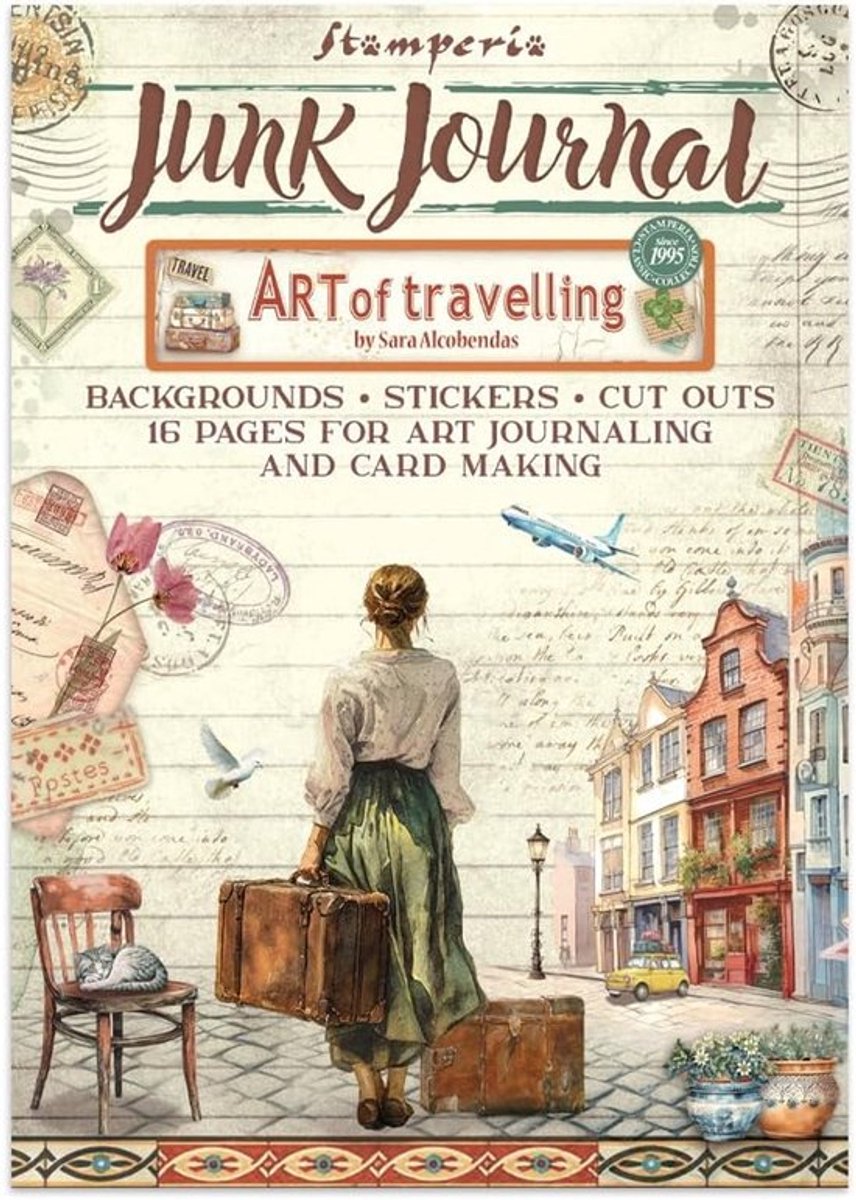 SnelShoppen - Junk Journal Stickers - Knip- en Plakmaterialen voor Scrapbooks, Kaarten, Bullet Journals - Creatieve Achtergronden en Decoraties - Perf