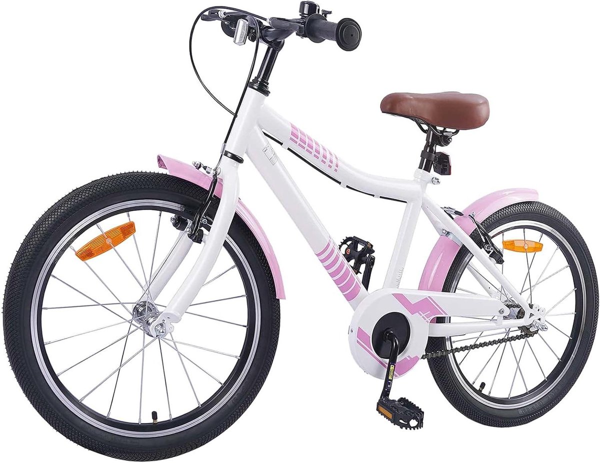 Kinderfiets sfiets sfiets Fietsen Buiten Verstelbaar Zadel Stuur 24 inch Lichtroze
