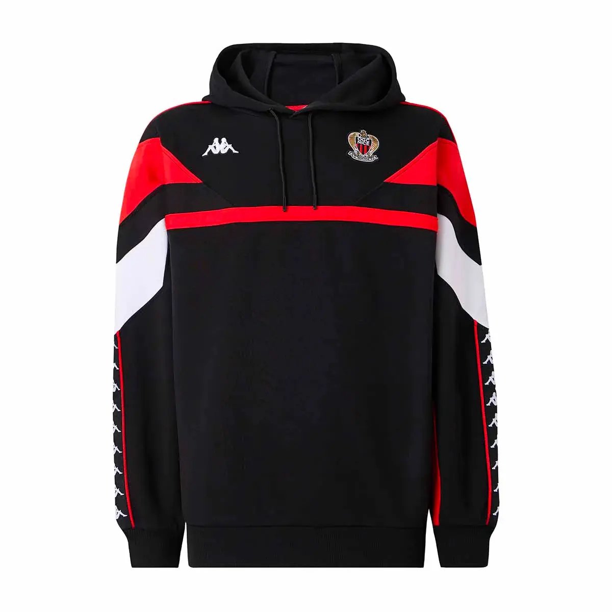 Sweatshirt met capuchon kind OGC Nice Fligrood Zwart