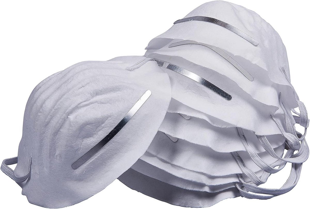 Stofmaskers - Wegwerpmaskers Mondkapjes - Bescherming Tegen Stof - Lichtgewicht Ontwerp - 10 Stuks - Transparant