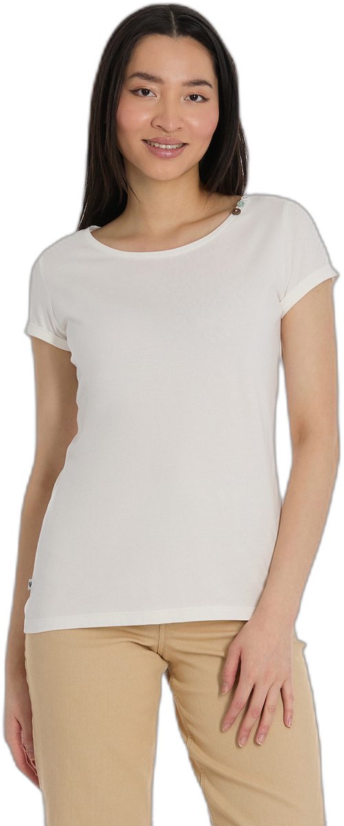 Dames-T-shirt Ragwear Fllorah Gots Wit