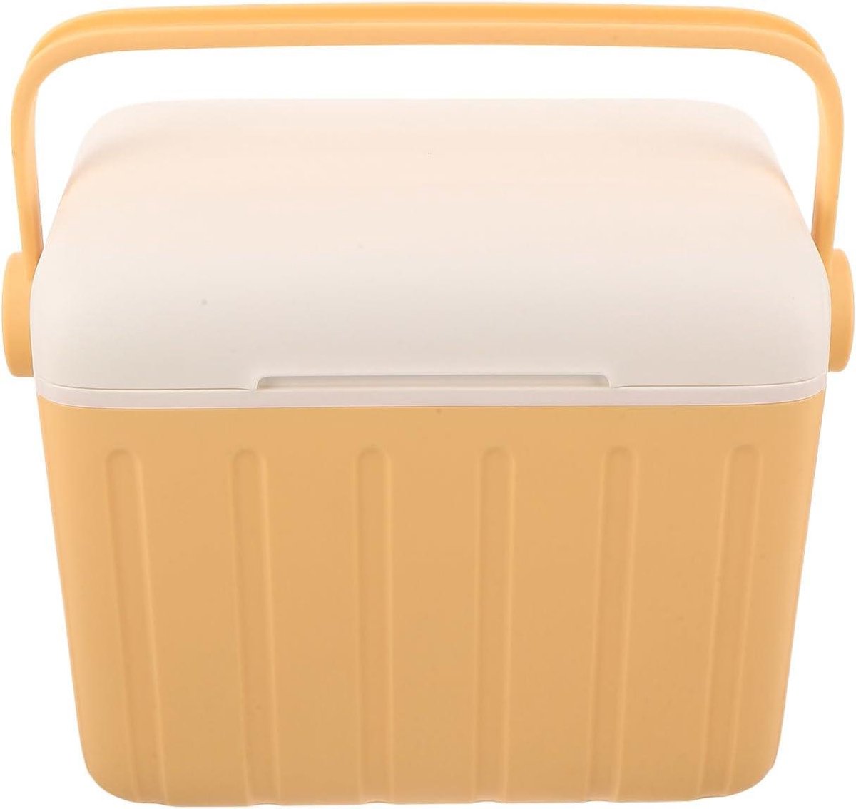 Draagbare Koelbox - Geïsoleerde Box - Picknicks en Uitjes - Luchtdichte Hitteafdichting - 6 Liter - Geel