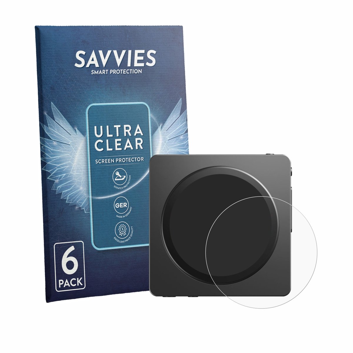 Savvies - Screenprotector voor FiiO SnowSky Disc - Folie Beschermfolie transparant 6 Stuks