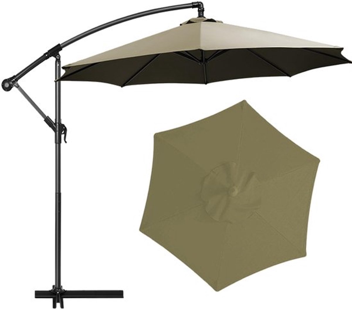 Reservehoes Waterdicht - Parasolhoes 3 m - UV-bescherming - Vervagingsbestendig - Polyester - Duurzaam Materiaal