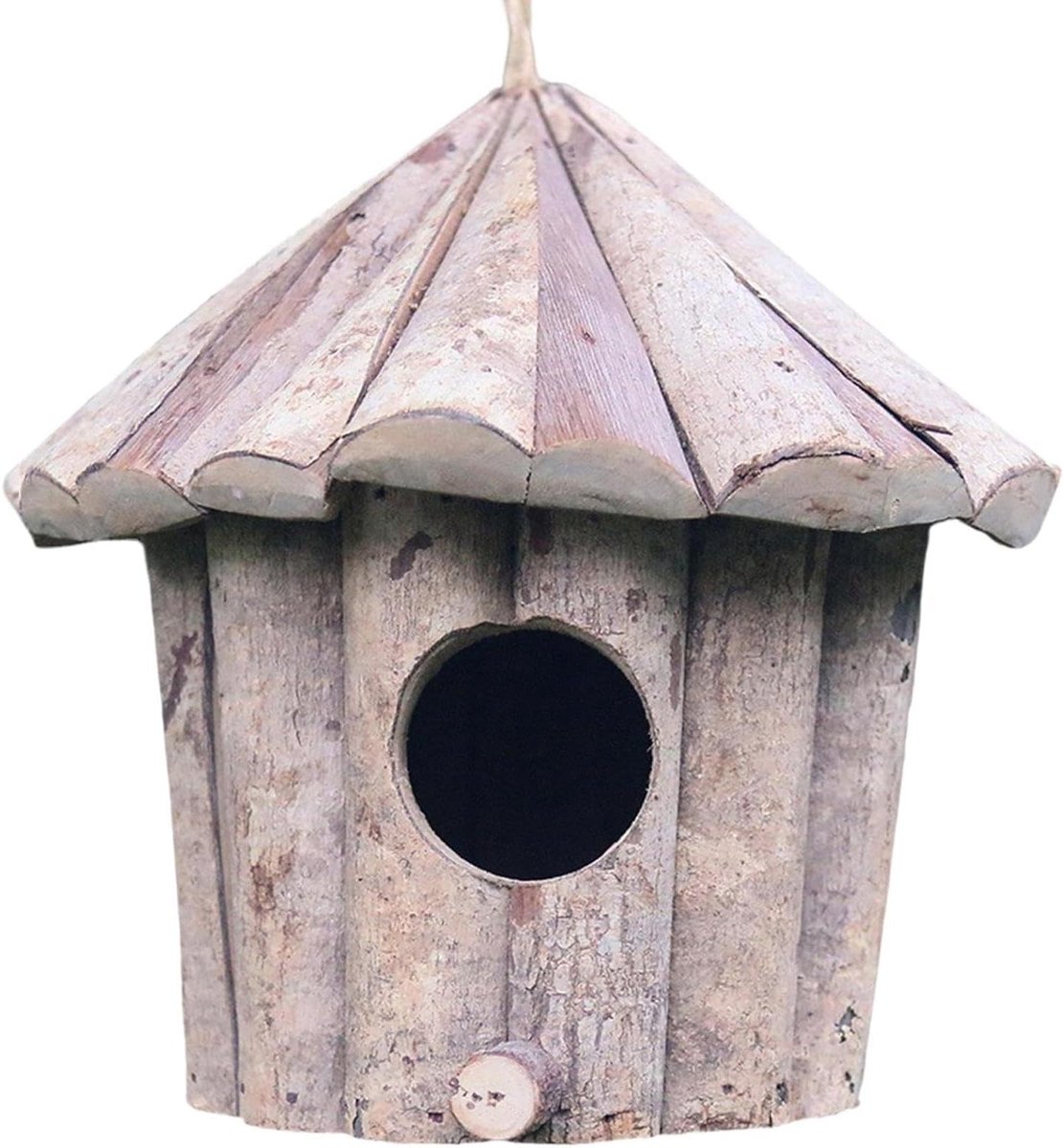 Vogelhuis Nestkast - Vogelhuisje Tuin - Vogels Voeden - Duurzaam Hout - 216B x 53D x 53H cm - Houtkleur