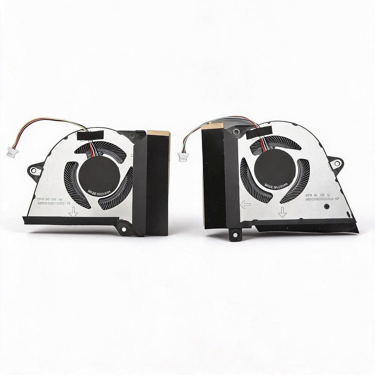 Vervangende 4-Pin Koelventilator voor Laptop, Geschikt voor CPU en GPU Koeling, Ideaal voor Gaming en Hoge Prestaties