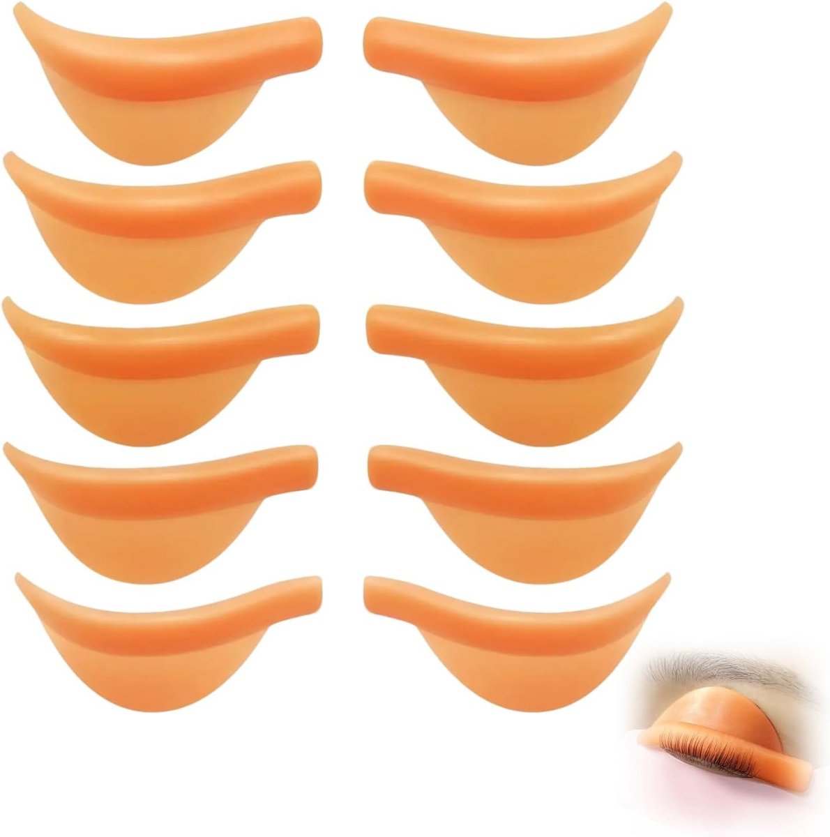 Eyelash Lifting Pads Silicone Herbruikbaar voor Professionele Wimperlifting en DIY Wimperextensions, Geschikt voor Alle Oogvormen en Wimperlengtes