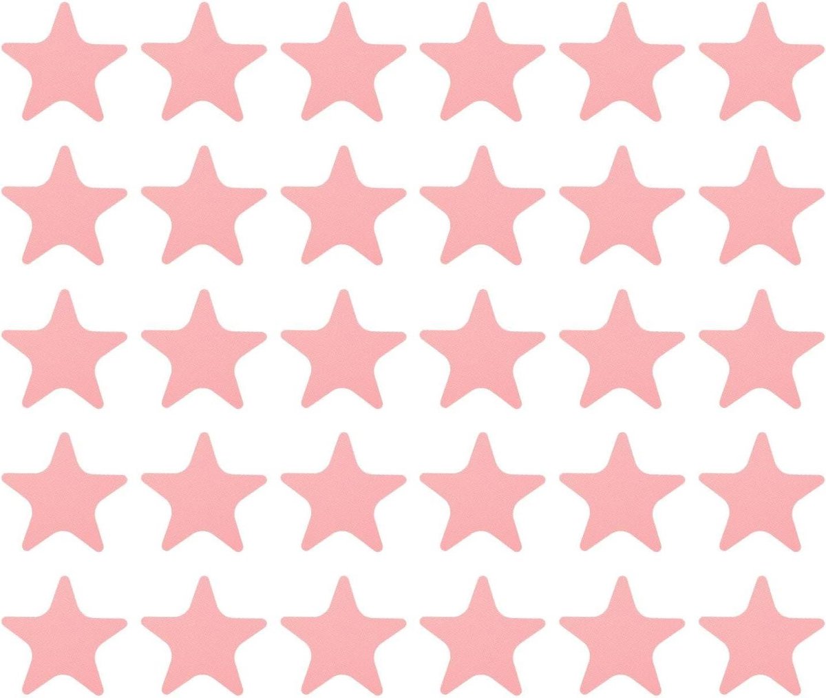 Antislip stickers - Badkamer stickers - Veilig douchen - Ster textuurontwerp - 30 stuks - Roze
