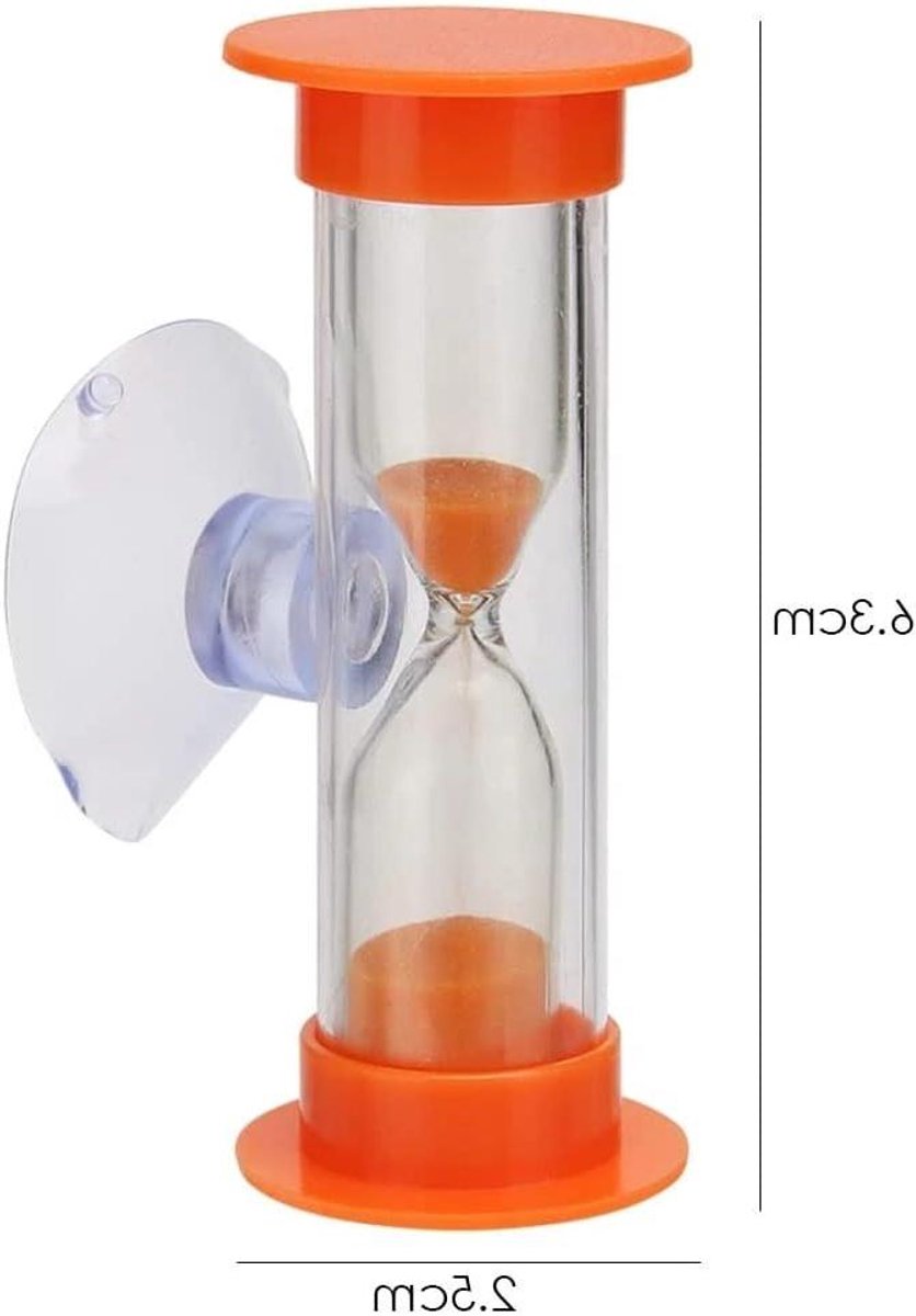 Zandloper Timer - Zandklok Keuken - Koken Tijdmeting - Visuele Tijdindicatie - 3 minuten - Blauw