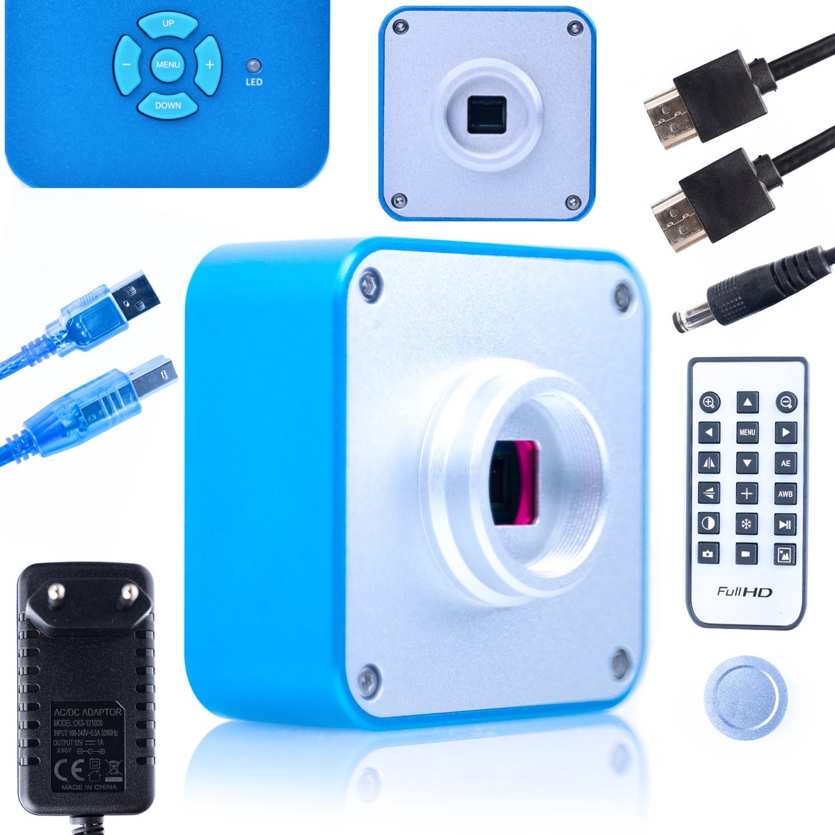 Rosfix Microscoopcamera Hydra Pro KMHP-HDMI - 16MP Sony CMOS 1/2" - HDMI 1080p60 C-Mount