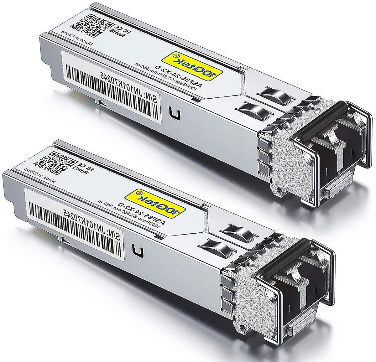 Mini GBIC Glasvezelmodule - SFP Module LC - Netwerkverbinding Maken - Multimode 550 Meter - 2 Stuks - Niet Van Toepassing