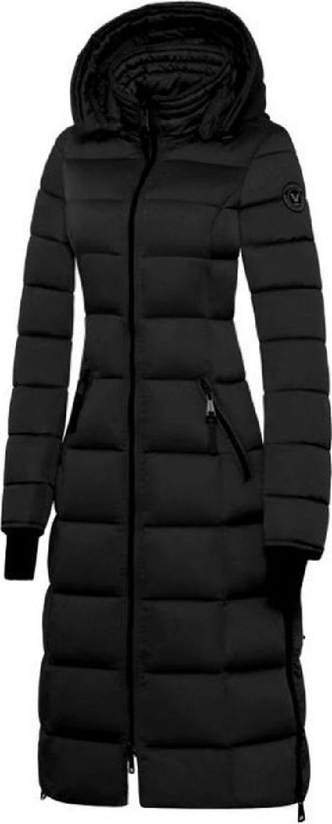 Versano Alexa Dames Slim Fit Winterjas 3XL - Zwart